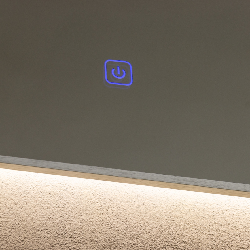 Brilagi - LED vannasistabas spogulis DESIO LED/20W/230V 40x60 cm sudraba IP44 CRI 90 dimmējams + CCT