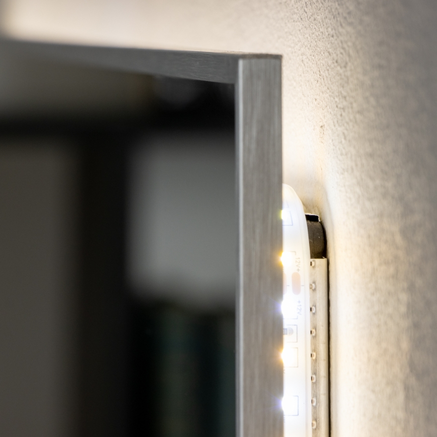 Brilagi - LED vannasistabas spogulis DESIO LED/20W/230V 40x60 cm sudraba IP44 CRI 90 dimmējams + CCT