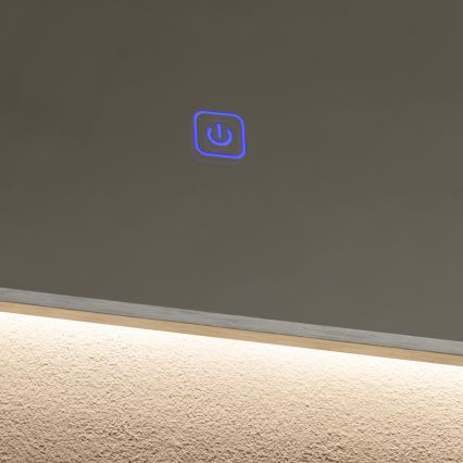 Brilagi - LED vannas istabas spogulis DESIO LED/30W/230V 60x90 cm sudraba IP44 CRI 90 aptumšojams + CCT