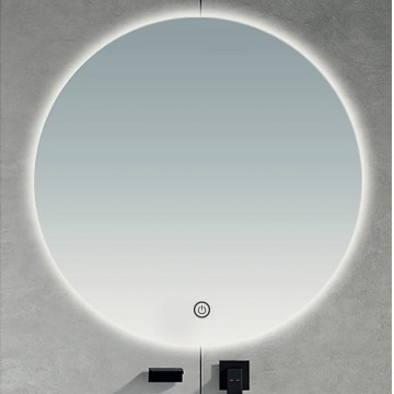 Brilagi - LED vannas istabas spogulis LUNA LED/26W/230V Ø 80 cm IP44 CRI 90 ar regulējamu spilgtumu + CCT