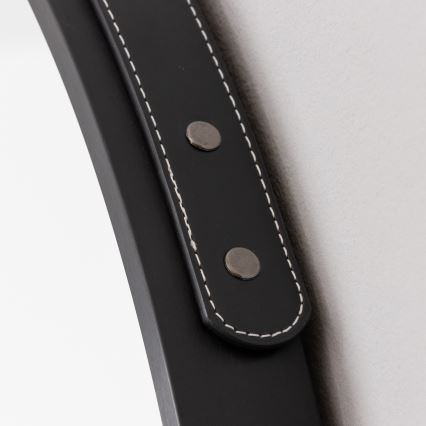 Brilagi - LED vannas istabas spogulis PALANZO LED/19W/230V Ø 60 cm melns IP44 CRI 90 ar regulējamu spilgtumu + CCT