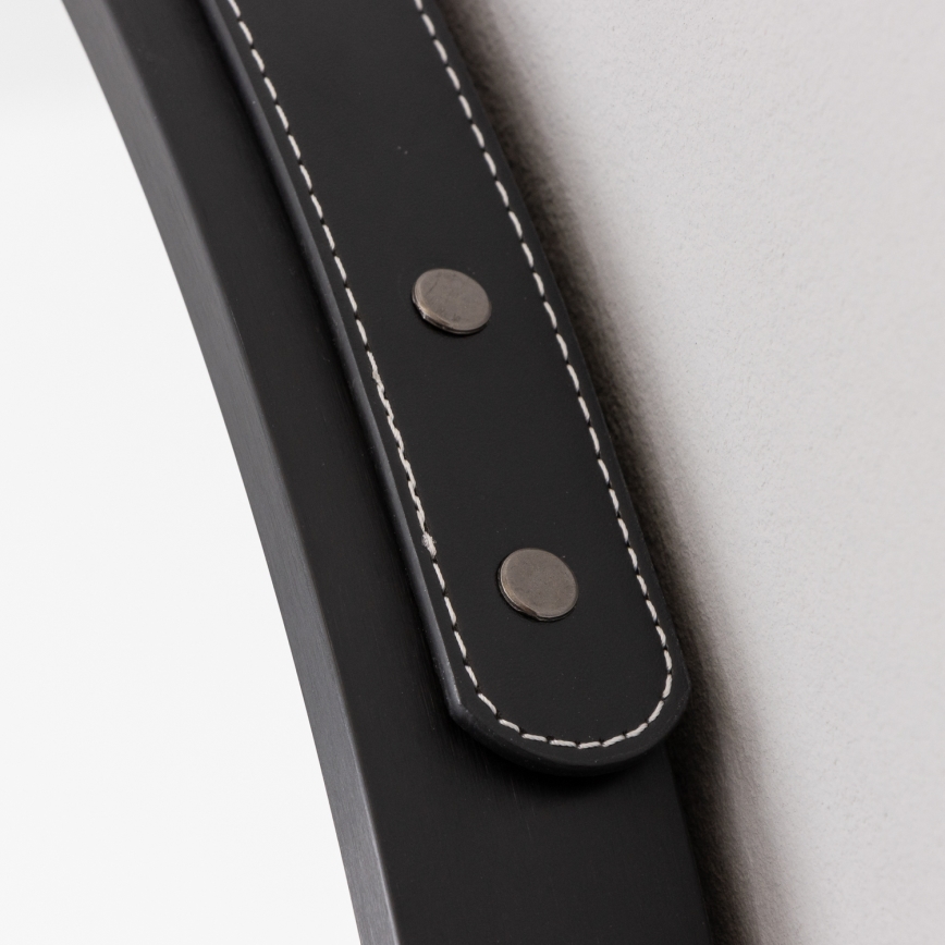 Brilagi - LED vannas istabas spogulis PALANZO LED/19W/230V Ø 60 cm melns IP44 CRI 90 ar regulējamu spilgtumu + CCT