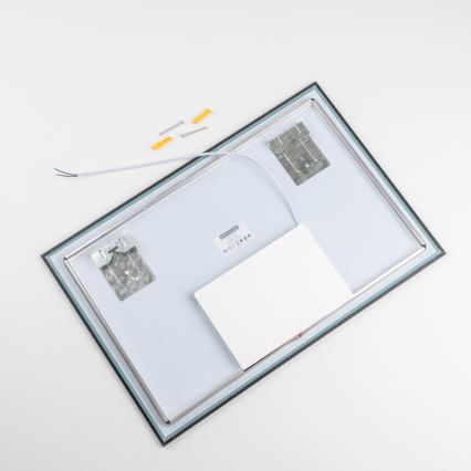 Brilagi - LED vannasistabas spogulis SUELLO LED/20W/230V 40x60 cm melns IP44 CRI 90 aptumšojams + CCT