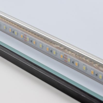 Brilagi - LED vannasistabas spogulis SUELLO LED/28W/230V 60x80 cm melns IP44 CRI 90 dimmējams + CCT