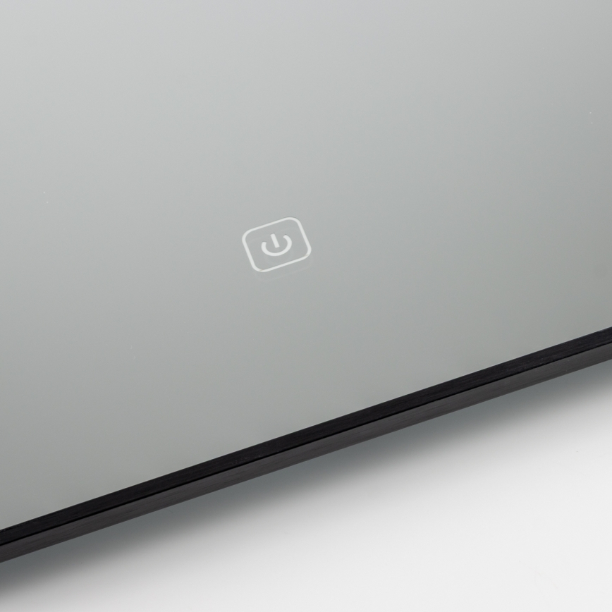 Brilagi - LED vannas istabas spogulis SUELLO LED/30W/230V 60x90 cm melns IP44 CRI 90 ar regulējamu spilgtumu + CCT