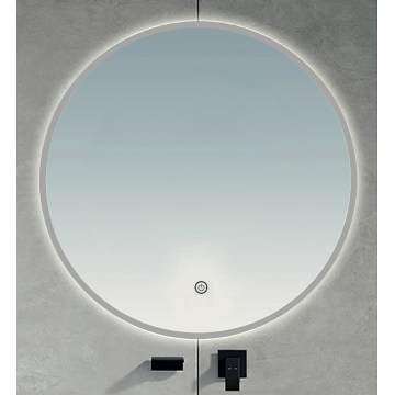 BRILAGI - LED vannas istabas spogulis VENA SILVER LED/26W/230V Ø 80 cm IP44 CRI 90 ar regulējamu spilgtumu + CCT
