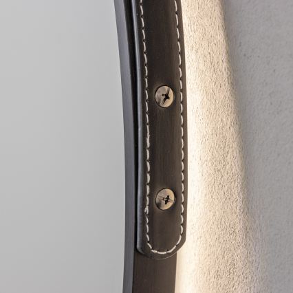 Brilagi - LED vannas istabas spogulis VERESE LED/19W/230V Ø 60 cm melns IP44 CRI 90 ar regulējamu spilgtumu + CCT