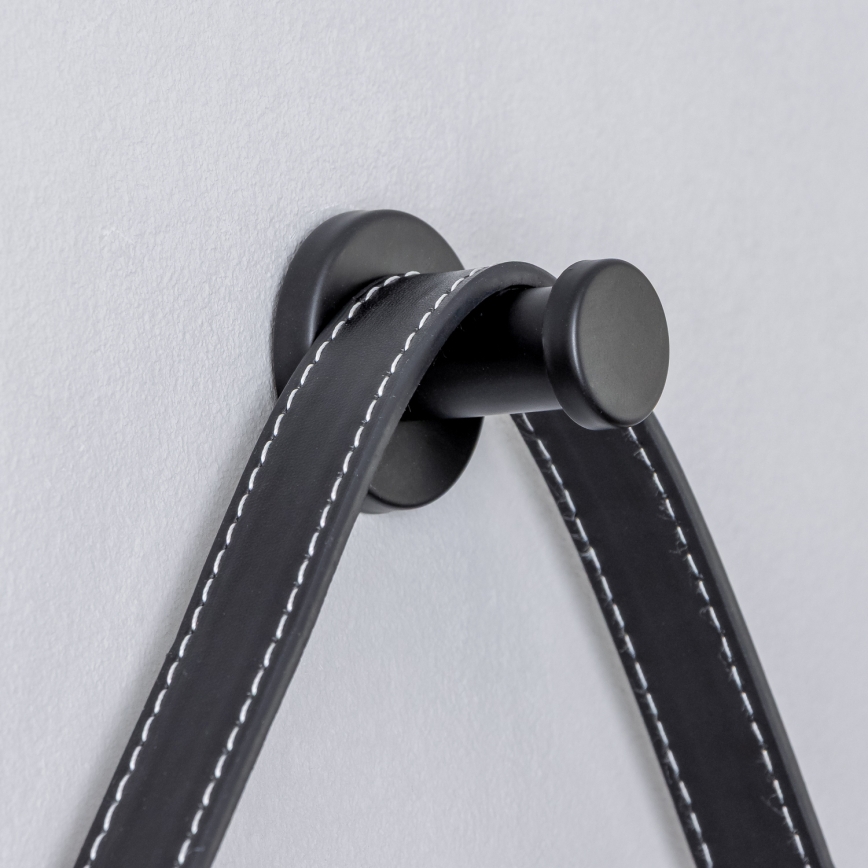 Brilagi - LED vannas istabas spogulis VERESE LED/19W/230V Ø 60 cm melns IP44 CRI 90 ar regulējamu spilgtumu + CCT