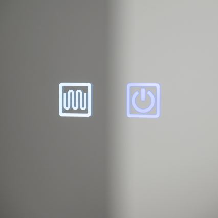 BRILAGI - LED vannas istabas spoguļu skapītis ar apgaismojumu BRONTE DOUBLE 60x75 cm