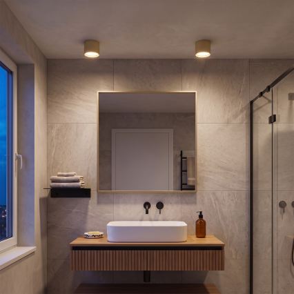 BRILAGI - LED vannas istabas punktveida gaismeklis SMOOTH 1xGX53/15W/230V 60x82 mm zelta krāsā IP54