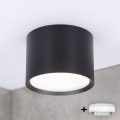 BRILAGI - LED vannas istabas virziena gaismeklis SMOOTH 1xGX53/15W/230V 60x82 mm melna IP54