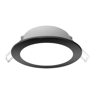 Brilagi - LED vannasistabas iebūvējams griestu gaismeklis LED/12W/230V 3000K melns IP65