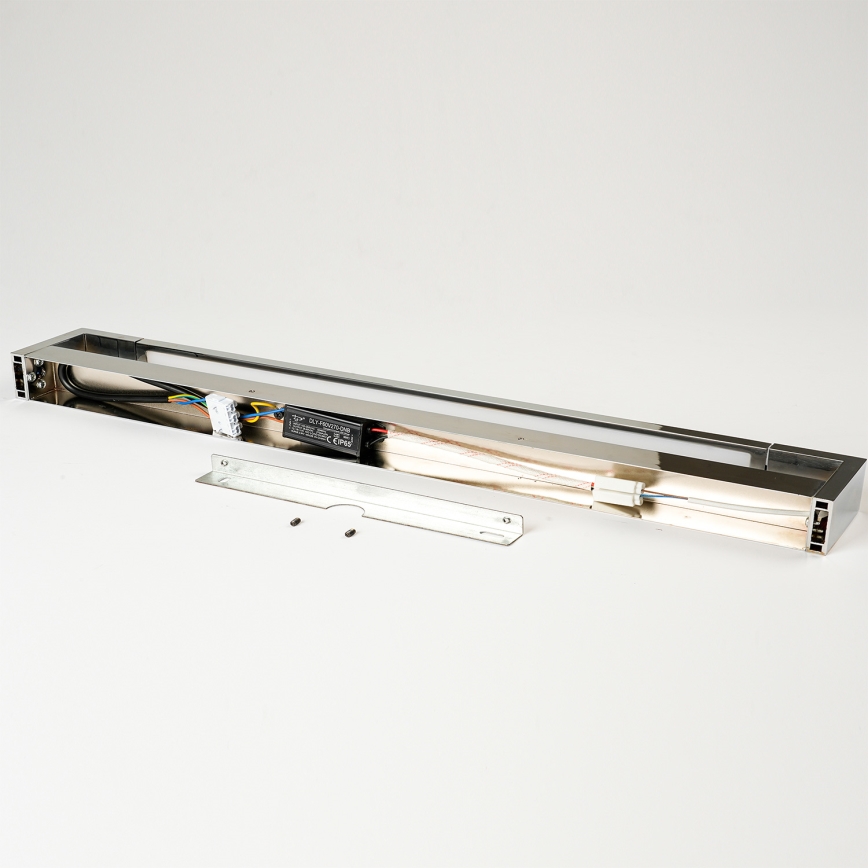 Brilagi - LED vannasistabas spoguļa apgaismojums AQUA LINE LED/24W/230V 90 cm IP44 spīdīgs hroms CRI 90