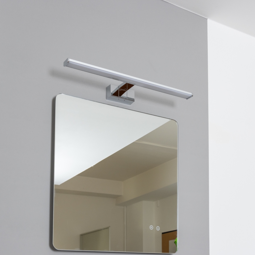 Brilagi - LED vannas istabas spoguļa apgaismojums 3 vienā VESTRA LED/12W/230V 60 cm IP44 pulēts hroms