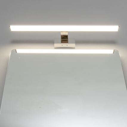 Brilagi - LED vannas istabas spoguļa apgaismojums 3 vienā VESTRA LED/12W/230V 60 cm IP44 pulēts hroms