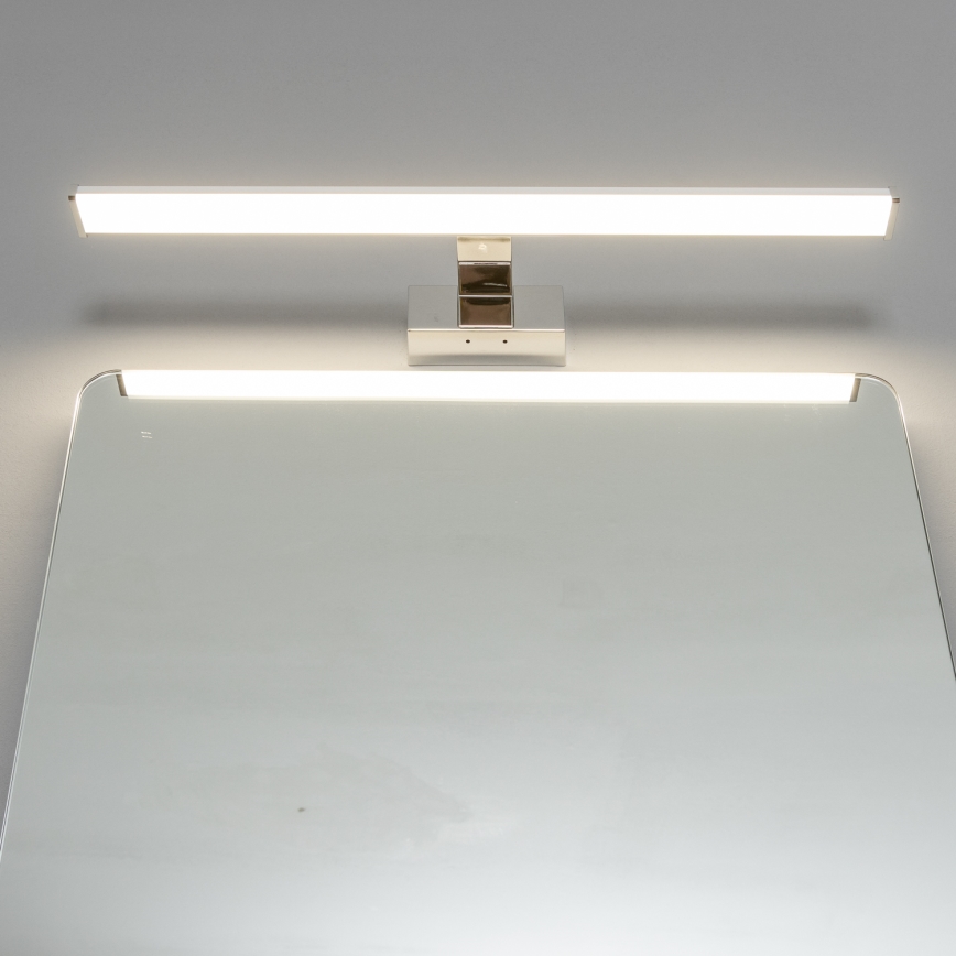 Brilagi - LED vannas istabas spoguļa apgaismojums 3 vienā VESTRA LED/12W/230V 60 cm IP44 pulēts hroms