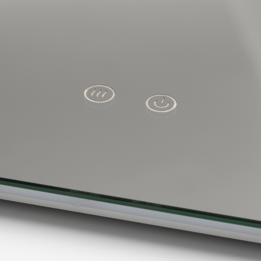 Brilagi - LED vannas istabas apsildāmais spogulis DIANA LED/17W/230V 60x60 cm IP44 CRI 90 aptumšojams + CCT