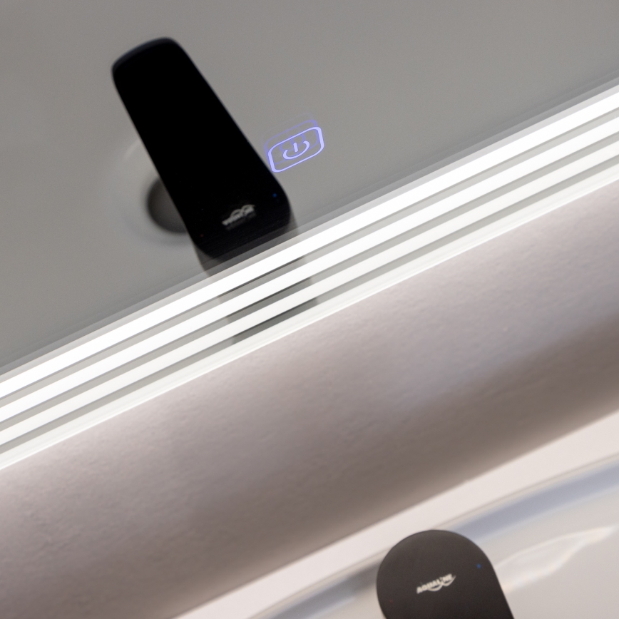 Brilagi - LED vannas istabas spogulis MELZO LED/28W/230V 60x80 cm IP44 CRI 90 dimmējams + CCT