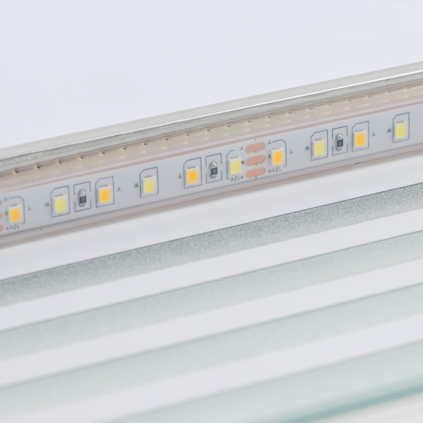 Brilagi - LED vannas istabas spogulis MELZO LED/28W/230V 60x80 cm IP44 CRI 90 dimmējams + CCT