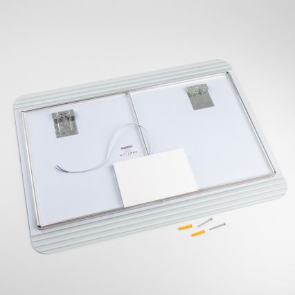 Brilagi - LED vannas istabas spogulis MELZO LED/28W/230V 60x80 cm IP44 CRI 90 dimmējams + CCT