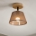 Brilagi - LED  Virsapmetuma lustra ANTHONY 1xE14/60W/230V ozols/brūna