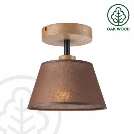 Brilagi - LED  Virsapmetuma lustra ANTHONY 1xE14/60W/230V ozols/brūna