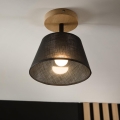 Brilagi - LED  Virsapmetuma lustra ANTHONY 1xE14/60W/230V ozols/melna