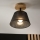 Brilagi - LED  Virsapmetuma lustra ANTHONY 1xE14/60W/230V ozols/melna