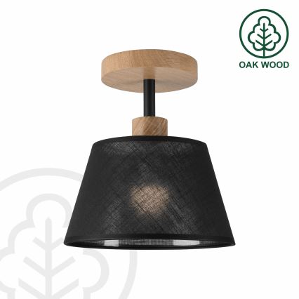 Brilagi - LED  Virsapmetuma lustra ANTHONY 1xE14/60W/230V ozols/melna