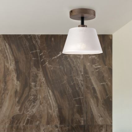 Brilagi - LED  Virsapmetuma lustra ANTHONY 1xE14/60W/230V ozols riekstkoks/balta