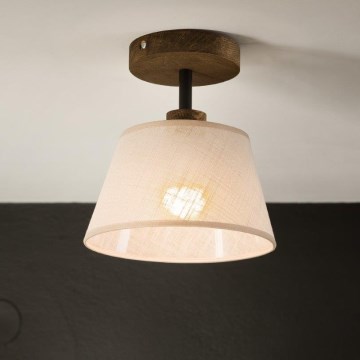 Brilagi - LED  Virsapmetuma lustra ANTHONY 1xE14/60W/230V ozols riekstkoks/bēša