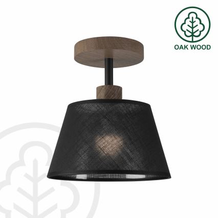 Brilagi - LED  Virsapmetuma lustra ANTHONY 1xE14/60W/230V ozols riekstkoks/melna