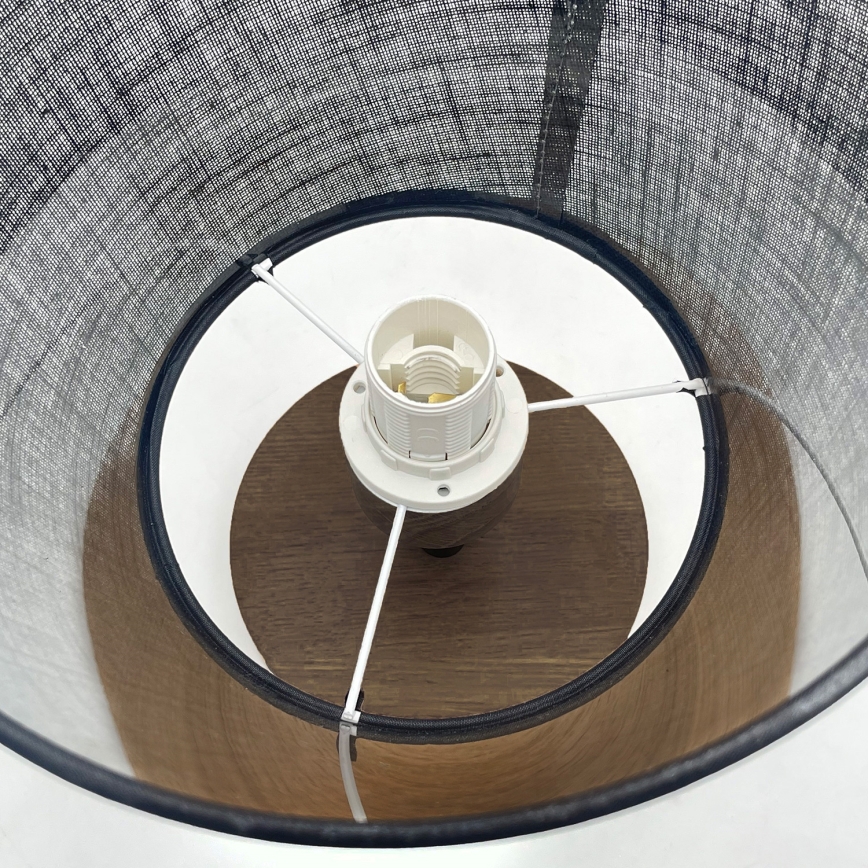 Brilagi - LED  Virsapmetuma lustra ANTHONY 1xE14/60W/230V ozols riekstkoks/melna