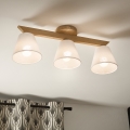 Brilagi - LED  Virsapmetuma lustra ANTHONY 3xE14/40W/230V ozols/balta