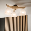 Brilagi - LED  Virsapmetuma lustra ANTHONY 3xE14/40W/230V ozols/balta