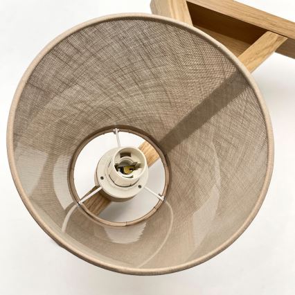 Brilagi - LED  Virsapmetuma lustra ANTHONY 3xE14/40W/230V ozols/bēša