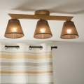 Brilagi - LED  Virsapmetuma lustra ANTHONY 3xE14/40W/230V ozols/brūna