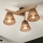 Brilagi - LED  Virsapmetuma lustra ANTHONY 3xE14/40W/230V ozols/brūna