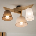 Brilagi - LED  Virsapmetuma lustra ANTHONY 3xE14/40W/230V ozols