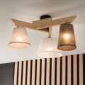 Brilagi - LED  Virsapmetuma lustra ANTHONY 3xE14/40W/230V ozols