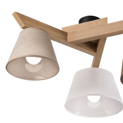 Brilagi - LED  Virsapmetuma lustra ANTHONY 3xE14/40W/230V ozols