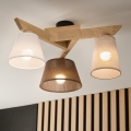 Brilagi - LED  Virsapmetuma lustra ANTHONY 3xE14/40W/230V ozols