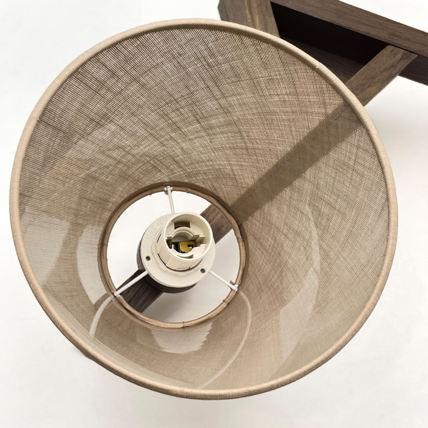 Brilagi - LED  Virsapmetuma lustra ANTHONY 3xE14/40W/230V ozols riekstkoks/bēša