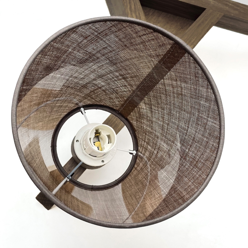 Brilagi - LED  Virsapmetuma lustra ANTHONY 3xE14/40W/230V ozols riekstkoks/brūna