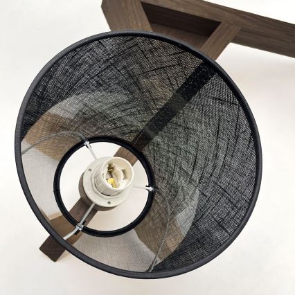 Brilagi - LED  Virsapmetuma lustra ANTHONY 3xE14/40W/230V ozols riekstkoks/melna