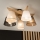 Brilagi - LED  Virsapmetuma lustra ANTHONY 5xE14/40W/230V ozols
