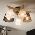 Brilagi - LED  Virsapmetuma lustra ANTHONY 5xE14/40W/230V ozols