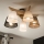 Brilagi - LED  Virsapmetuma lustra ANTHONY 5xE14/40W/230V ozols