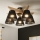 Brilagi - LED  Virsapmetuma lustra ANTHONY 5xE14/40W/230V ozols/melna