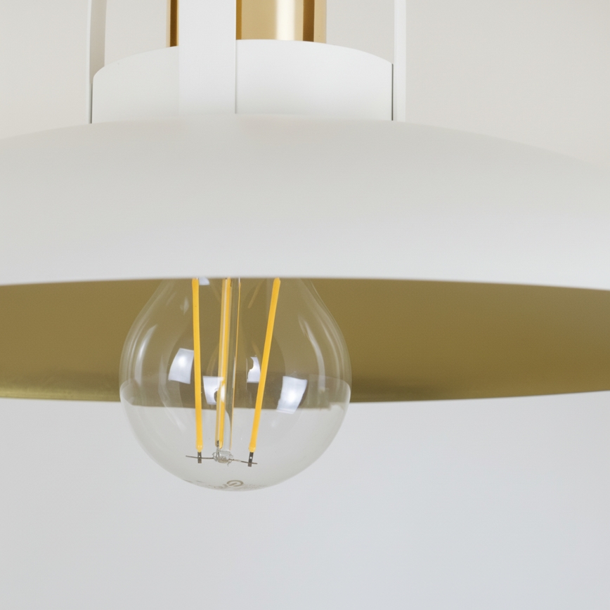 Brilagi - LED Virsapmetuma lustra FLAMENGO 1xE27/60W/230V balta